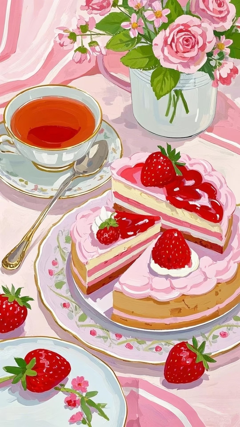 Hình nền dâu tây (25)