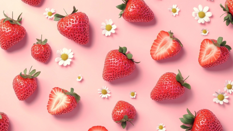 Hình nền dâu tây (37)