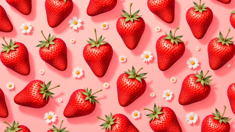 Hình nền dâu tây (39)