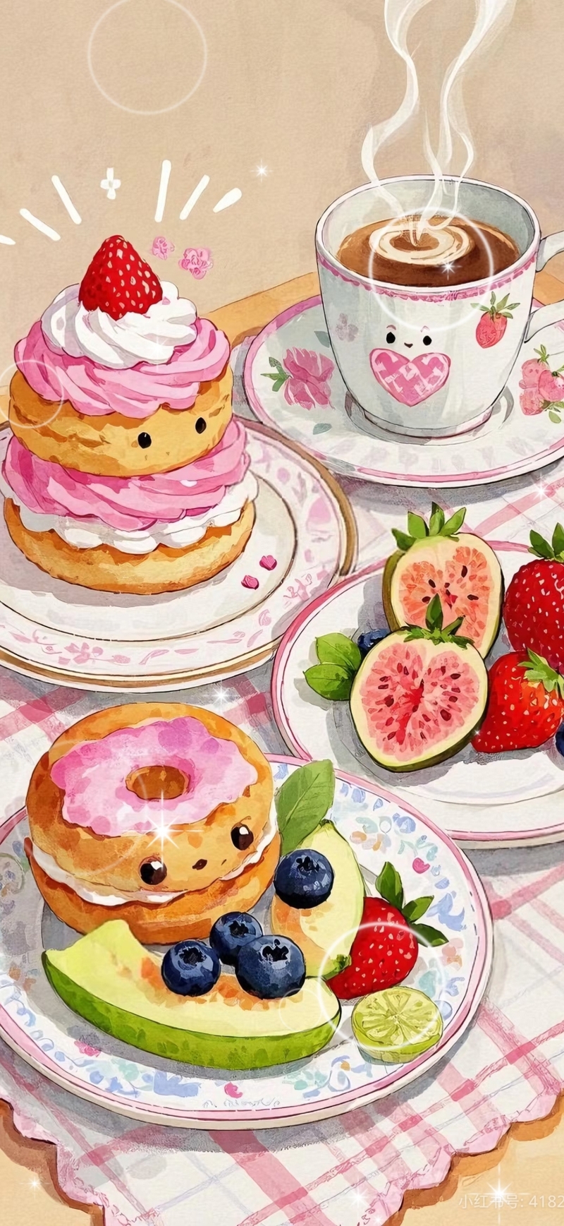 Hình nền đồ ăn cute (29)