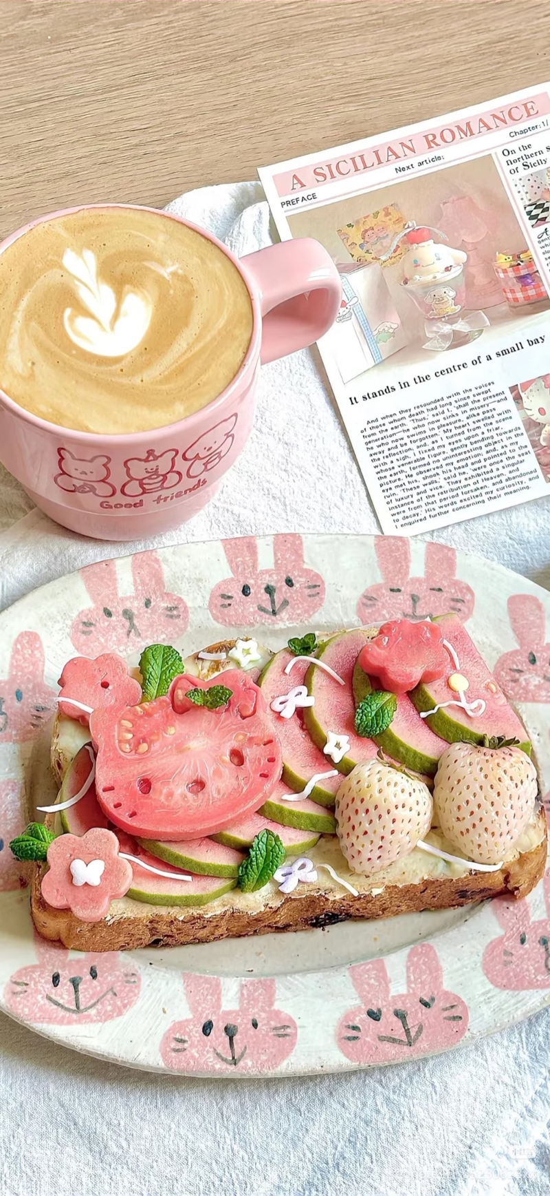 Hình nền đồ ăn cute (33)