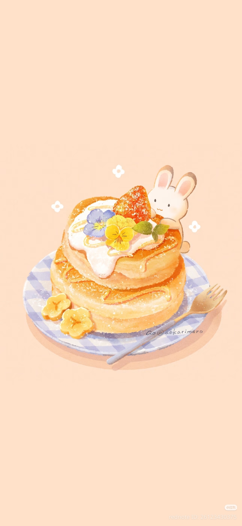 Hình nền đồ ăn cute (37)