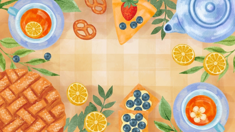 Hình nền đồ ăn cute (38)