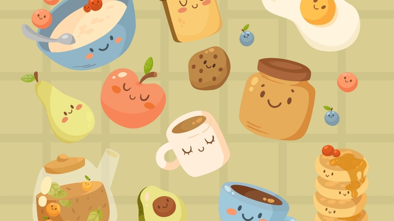 Hình nền đồ ăn cute (39)