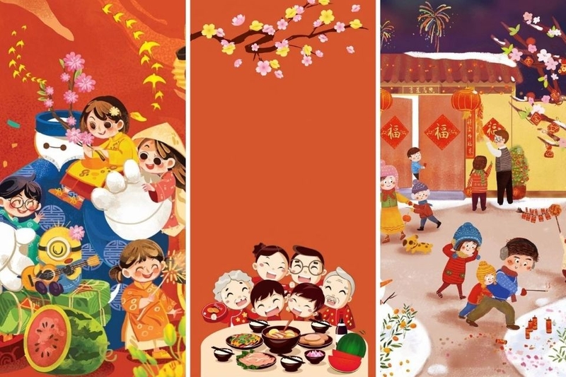 Hình nền gia đình sum vầy