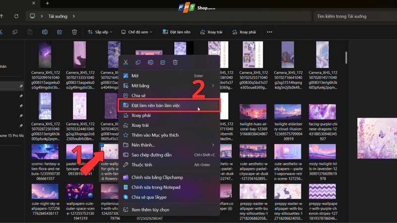 Hướng dẫn nhanh cách cài ảnh làm hình nền máy tính