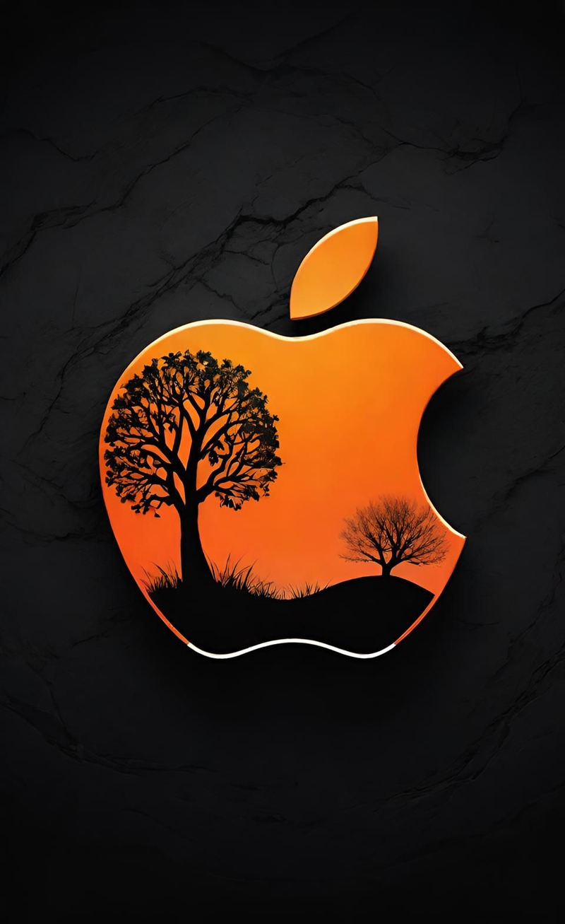 hình nền quả táo iPhone 4K ảnh 29