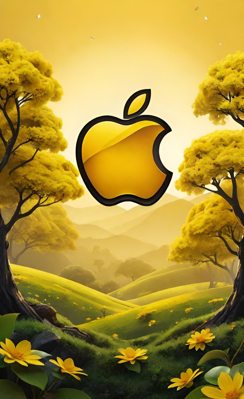 hình nền quả táo iPhone 4K ảnh 23