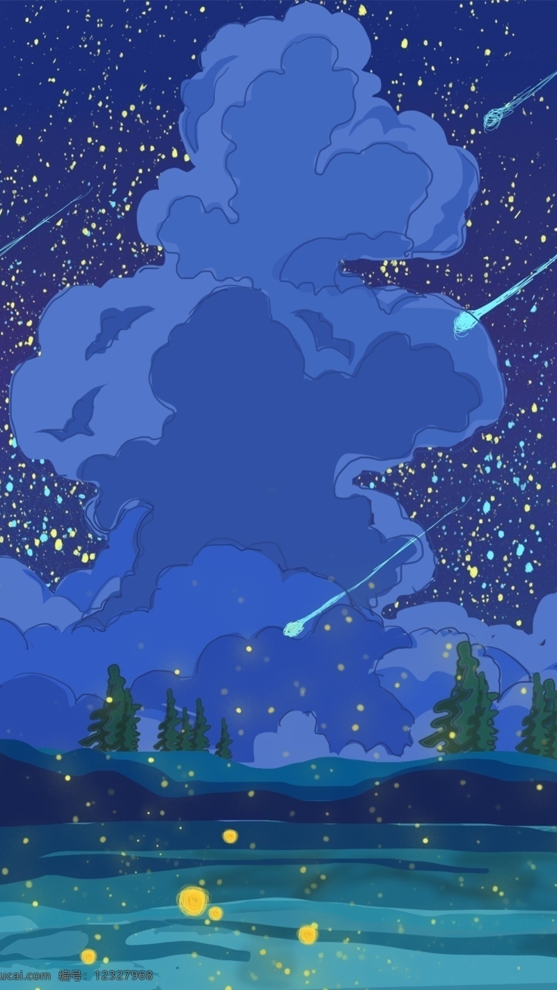 Hình nền sao băng (35)