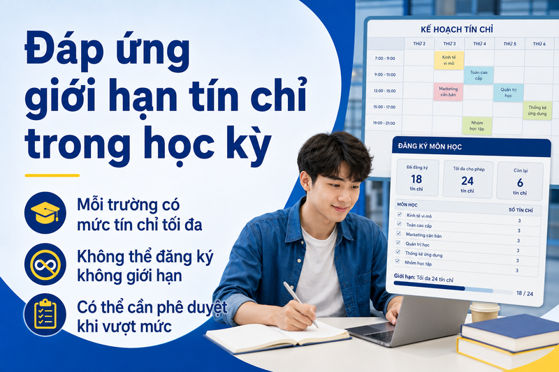 Điều kiện để học vượt tín chỉ - 1