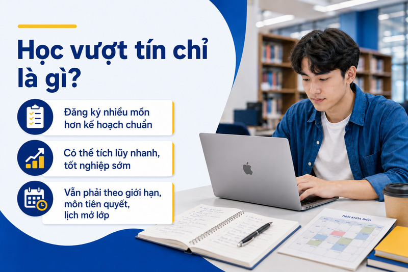 Học vượt tín chỉ là gì