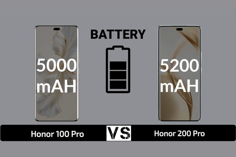 So sánh Honor 100 Pro và 200 Pro: PIN và Sạc