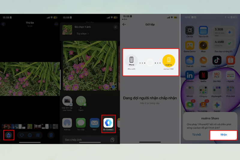 Hướng dẫn cách chia sẻ file từ iPhone qua realme