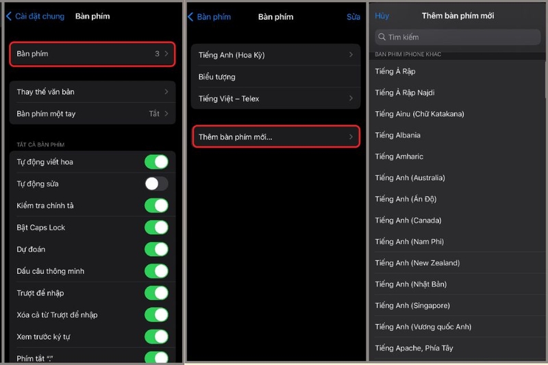Hướng dẫn cách thêm bàn phím trên iPhone 2