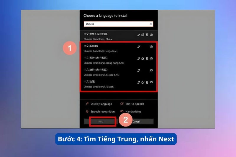 Hướng dẫn cài bàn phím tiếng Trung trên máy tính 4