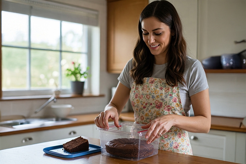 Bánh cỡ trung bình đến lớn chiếm diện tích tủ lạnh nhiều hơn