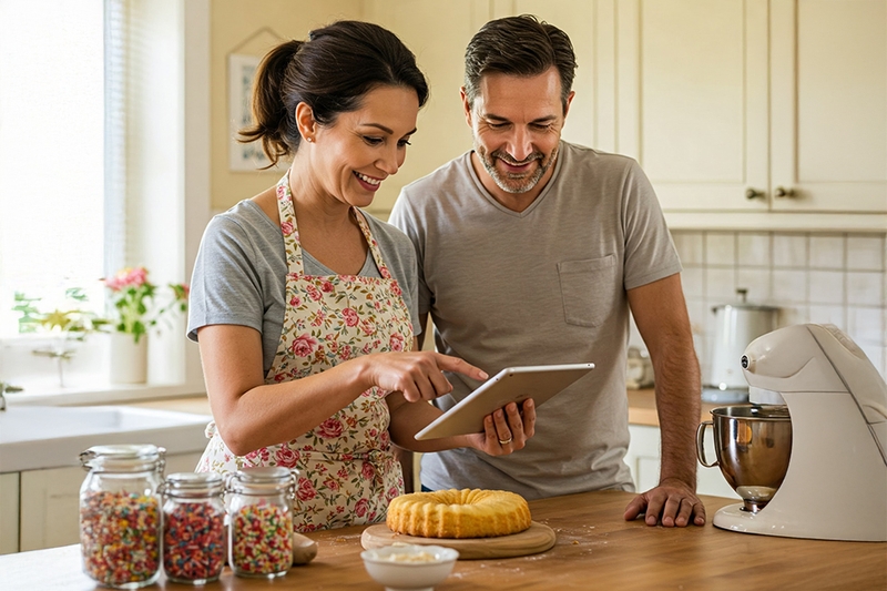 Cách tự làm bánh kem tại nhà với size phù hợp