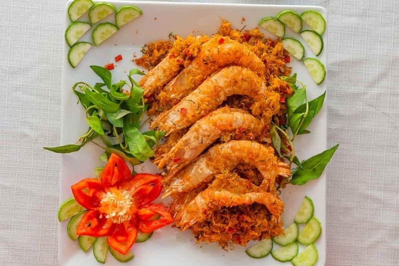 Hương vị độc đáo của tôm rang muối Hồng Kông