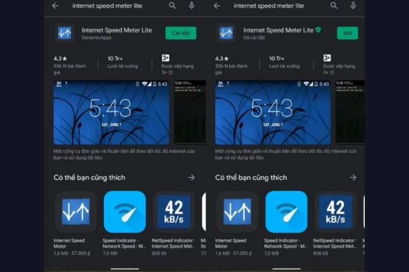 Internet Speed Meter Lite bước 1