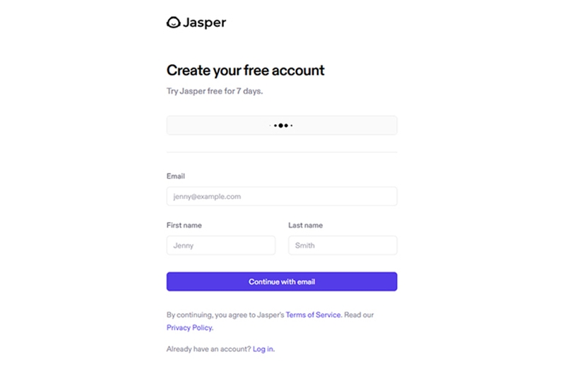 Cách đăng ký tài khoản và sử dụng Jasper AI miễn phí