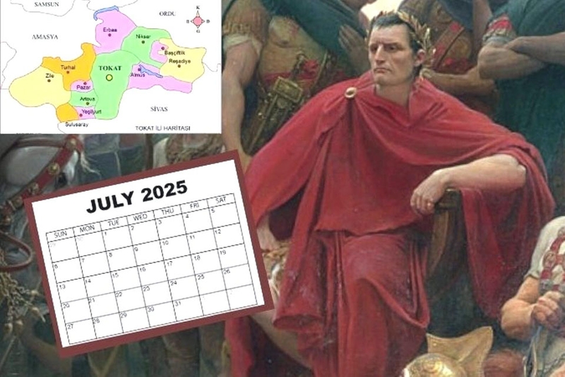 July được đặt theo tên Julius Caesar