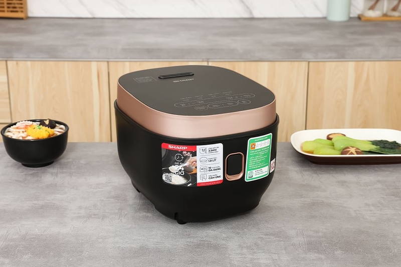 Nồi cơm điện tử Sharp 1 lít KS-COM1031MV-RS