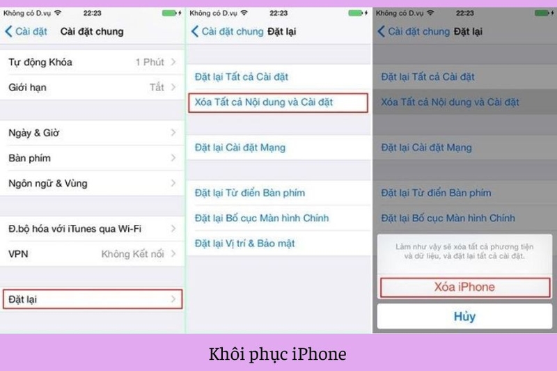 Khôi phục iPhone