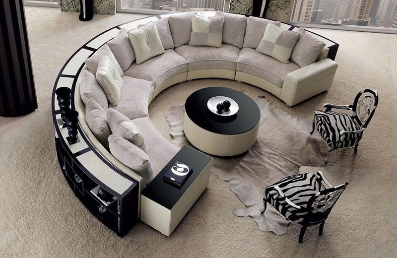 Kích thước sofa tròn ảnh 1