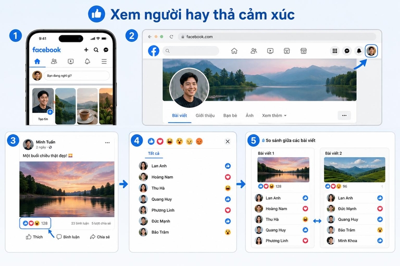 Kiểm tra ai thường xuyên tương tác Facebook ảnh 1