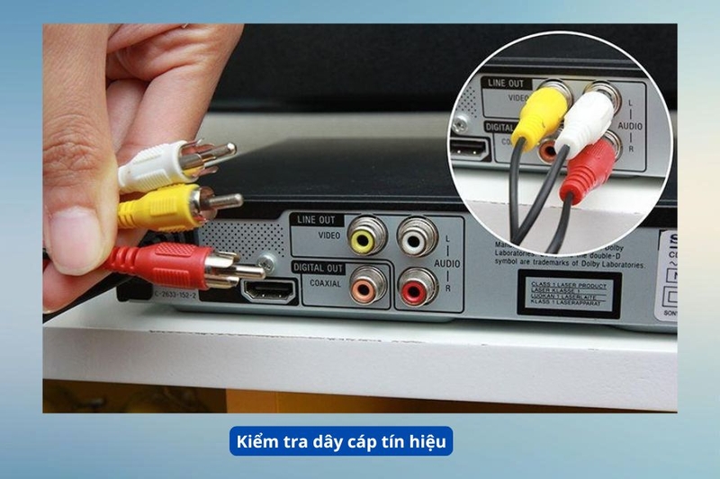Kiểm tra d&acirc;y c&aacute;p t&iacute;n hiệu