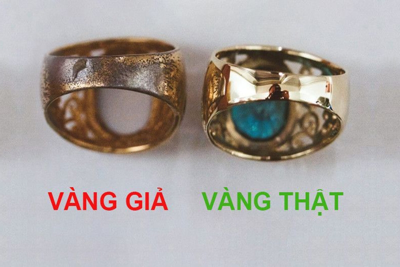 Đặc điểm nhận diện vàng giả
