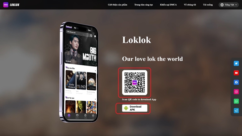 Tải trên điện thoại Android