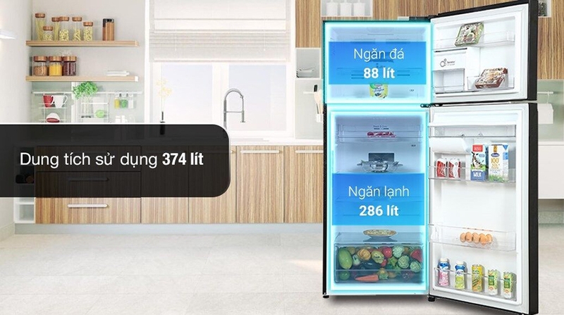 Tủ lạnh LG Inverter 374 lít LTD37BLM