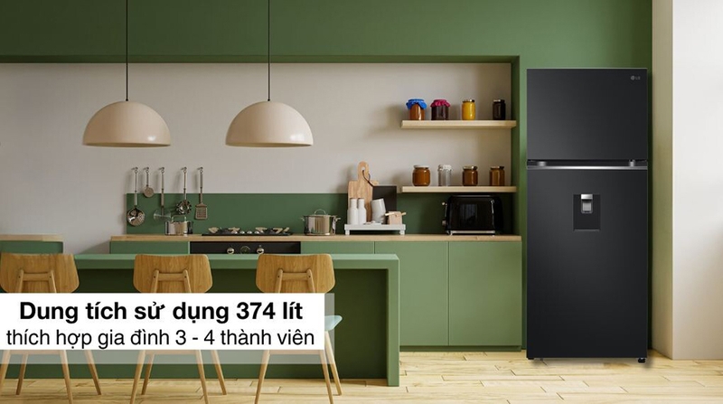 LG Inverter 374 lít LTD37BLM