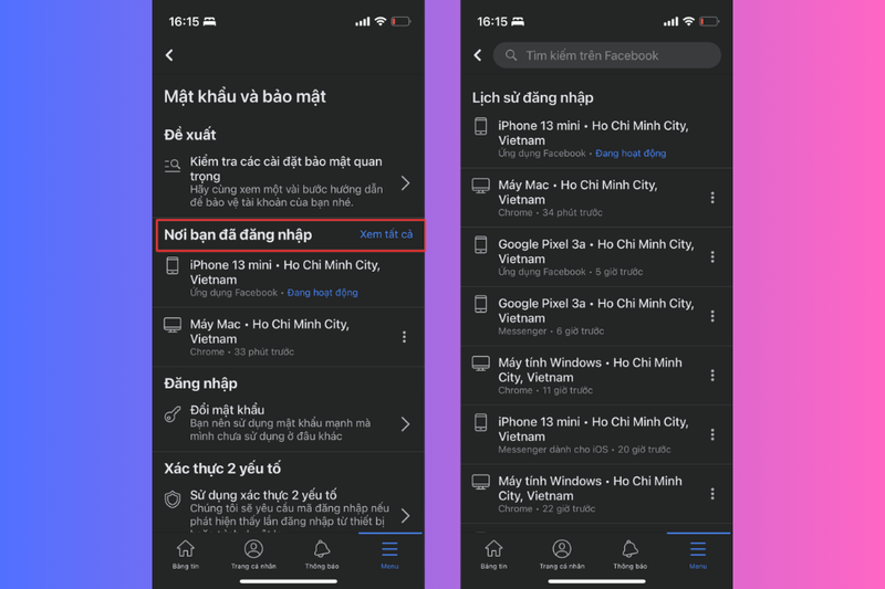 Làm sao để biết ai đang sử dụng tài khoản Messenger của mình 2