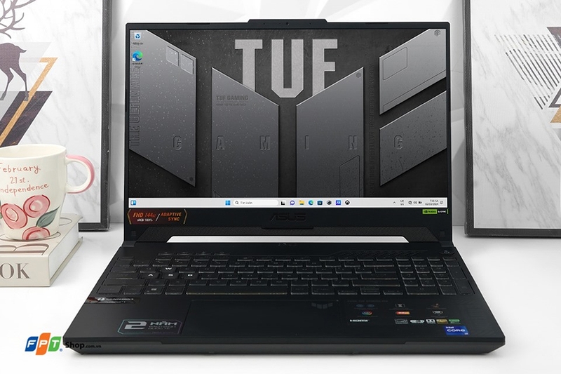 laptop ASUS TUF Gaming card RTX 4060 mang lại trải nghiệm hình ảnh sắc nét