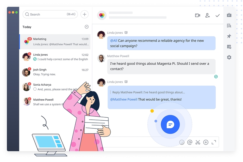 Lark Messenger (Nhắn tin tức thì)