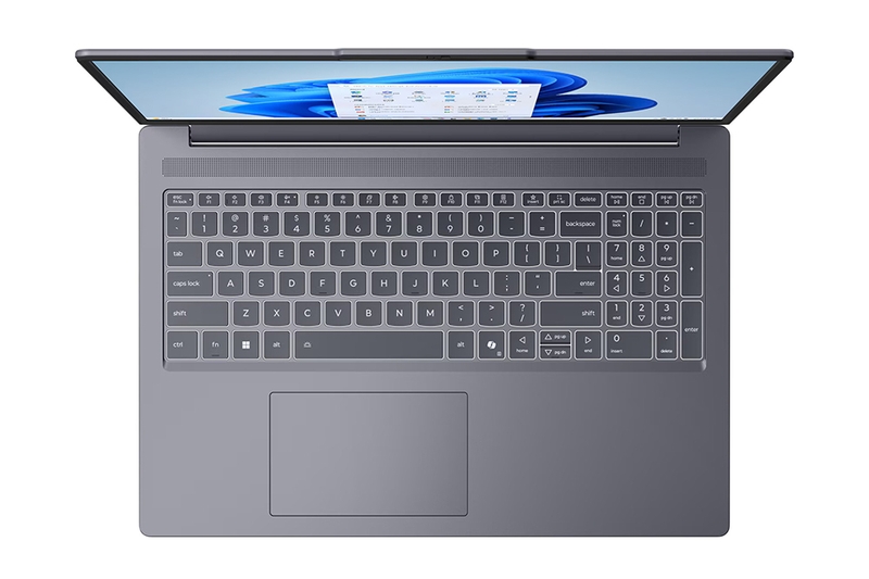 Bàn phím của Lenovo IdeaPad Slim 3 16IRH10 được thiết kế theo kiểu full-size