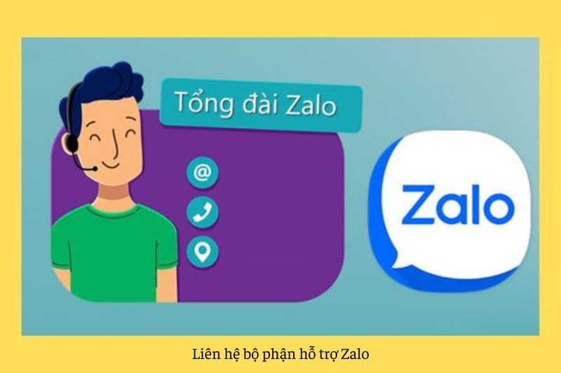 Liên hệ bộ phận hỗ trợ Zalo