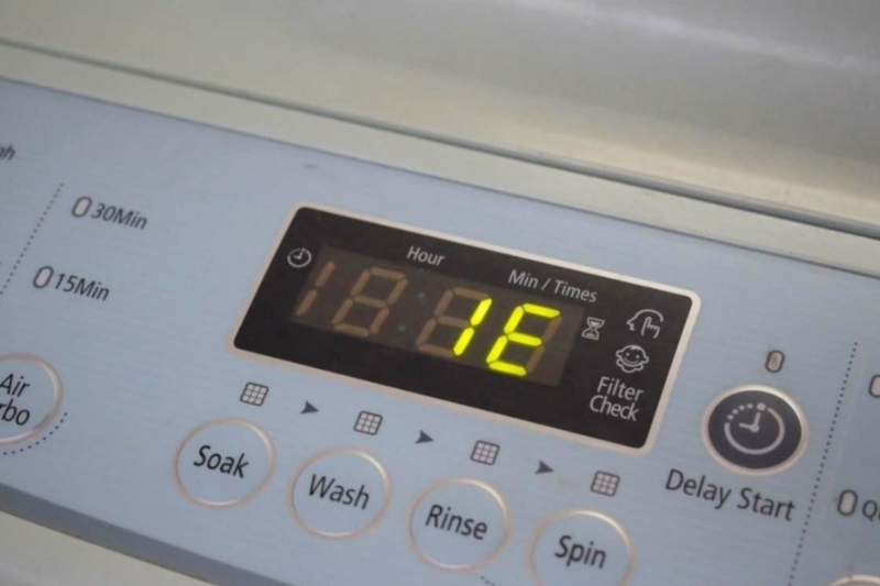 Lỗi IE máy giặt Sanyo