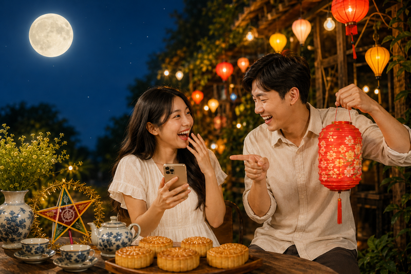 Lời chúc Trung thu cho crush hài hước, lầy lội