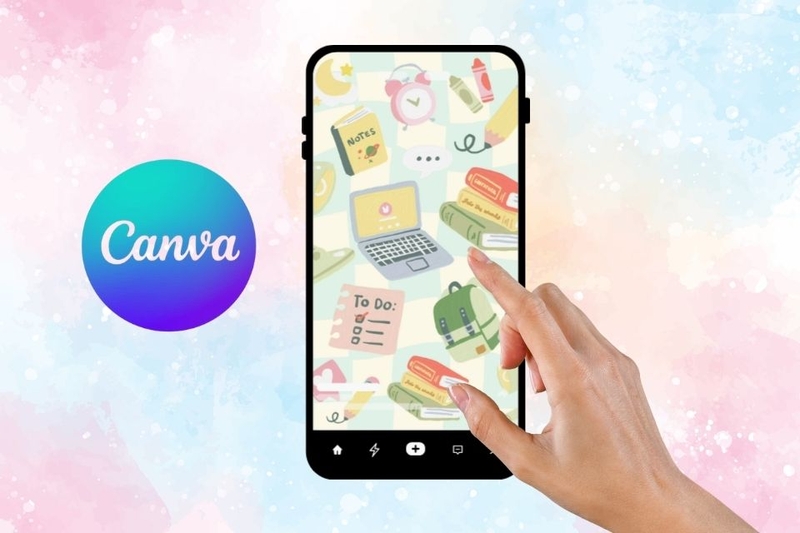 Lợi thế khi dùng Canva để làm hình nền điện thoại