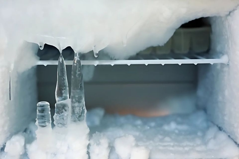 Lỗi tủ mát Sanaky bị đóng tuyết