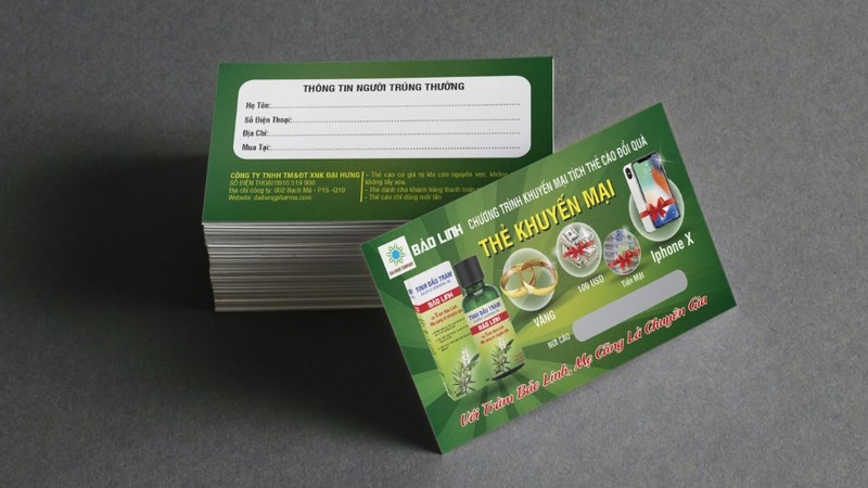 Lucky Draw - Thẻ cào trúng thưởng