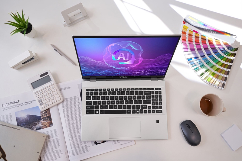 Điểm nhấn công nghệ của Prestige A16 AI+ A3HMG chính là khả năng xử lý NPU 50 TOPS