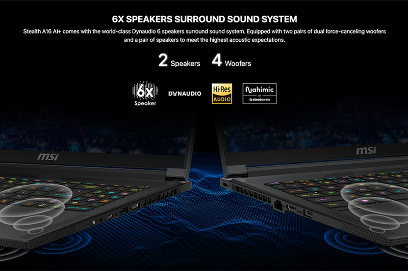 Âm thanh vòm sống động, trải nghiệm giải trí tuyệt hảo