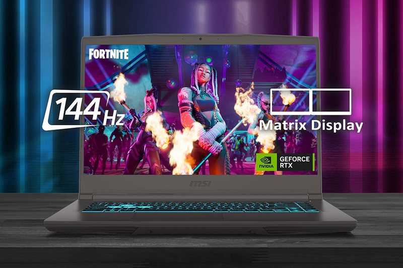 MSI Thin 15 B13UC 2044VN mang đến trải nghiệm hình ảnh vượt trội với màn hình Full HD