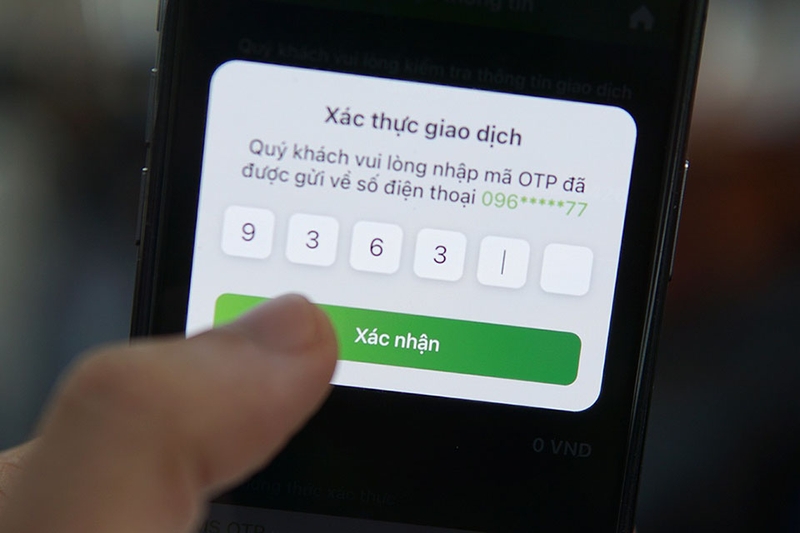 Mã xác thực giao dịch (OTP)