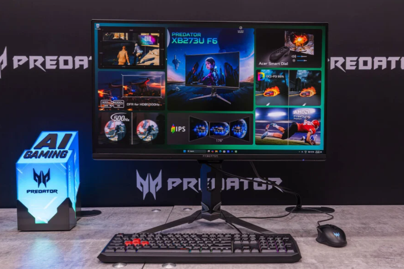 Predator XB273U F6 với khả năng đạt tần số quét 1000 Hz