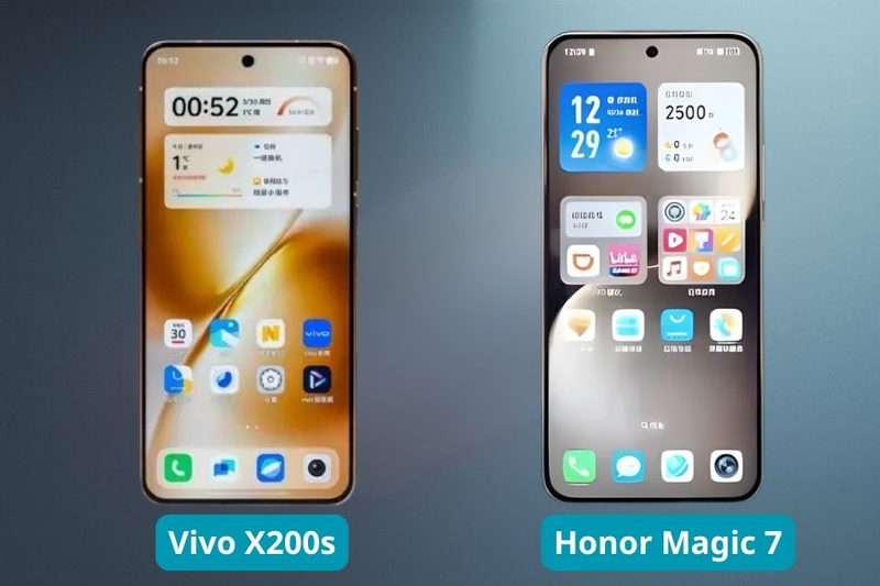 Màn hình Vivo X200s và Honor Magic 7